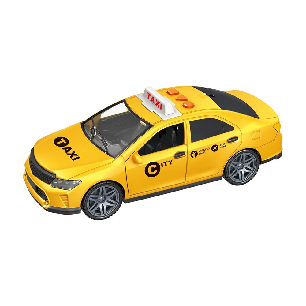 Όχημα Ταξί 1:14 κίτρινο Friction ήχο & φως (000622277)