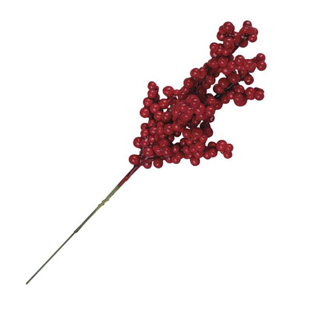 Κλαδί διακόσμησης Rayher με berry κόκκινο 19cm (55956000)