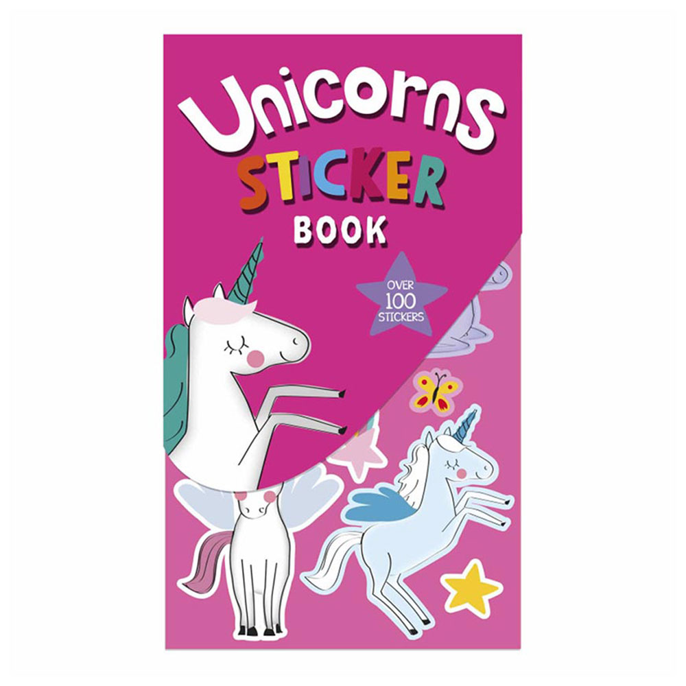 Βιβλίο με αυτοκόλλητα Clairefontaine Unicorns sticker book 25x15cm 100 αυτοκόλητα (28836-SCC)