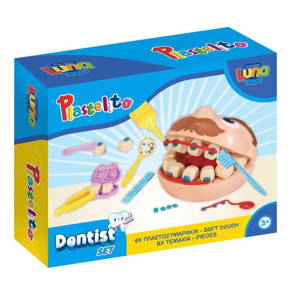 Πλαστοζυμαράκια οδοντίατρος 22x7x17,5cm Luna (000622533)