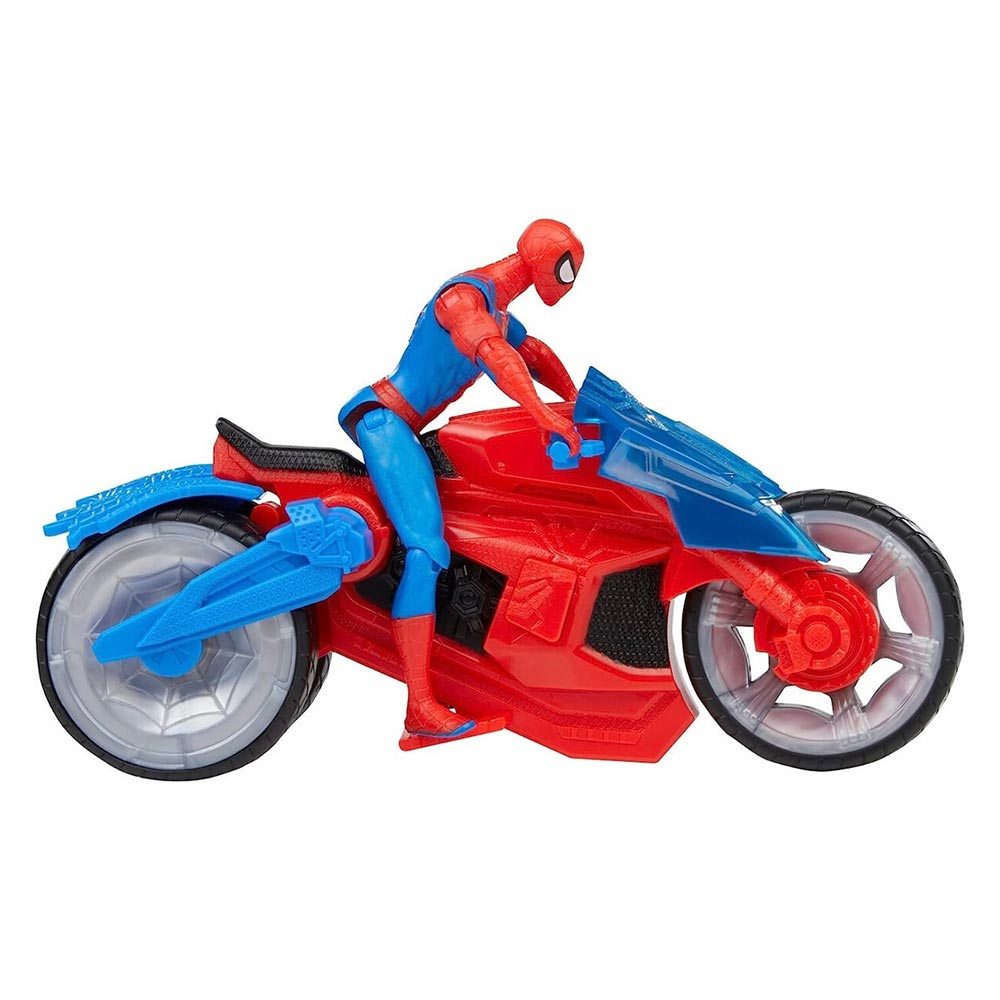 Spiderman Hasbro web blast cycle φιγούρα και όχημα (F6899)
