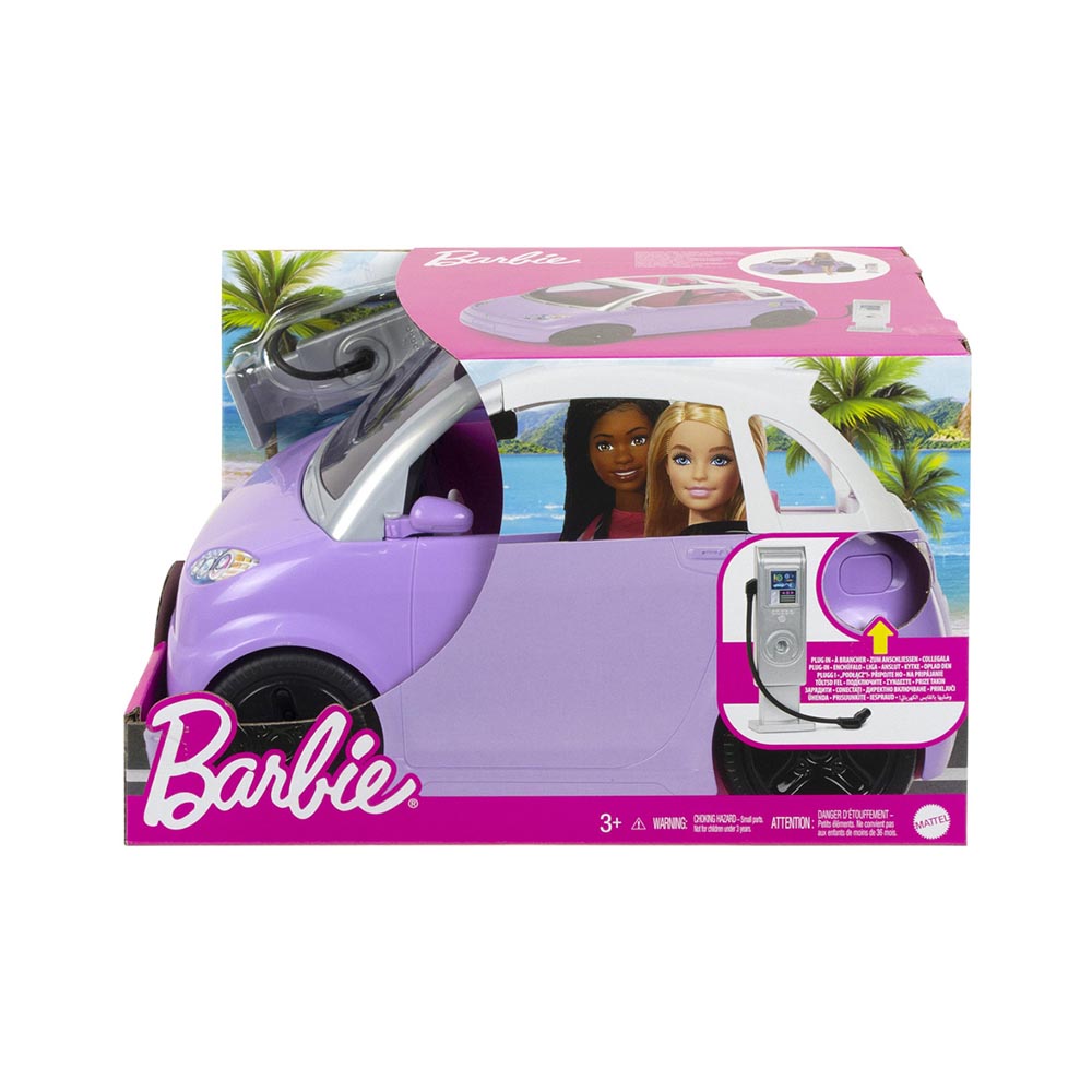 Ηλεκτρικό αυτοκίνητο Barbie με σταθμό φόρτησης (HJV36)