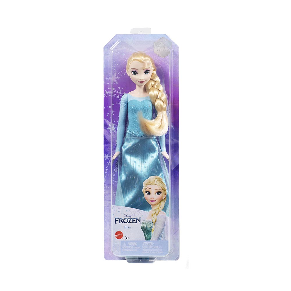 Κούκλα Frozen Elsa με γαλάζιο φόρεμα Mattel (HLW47)