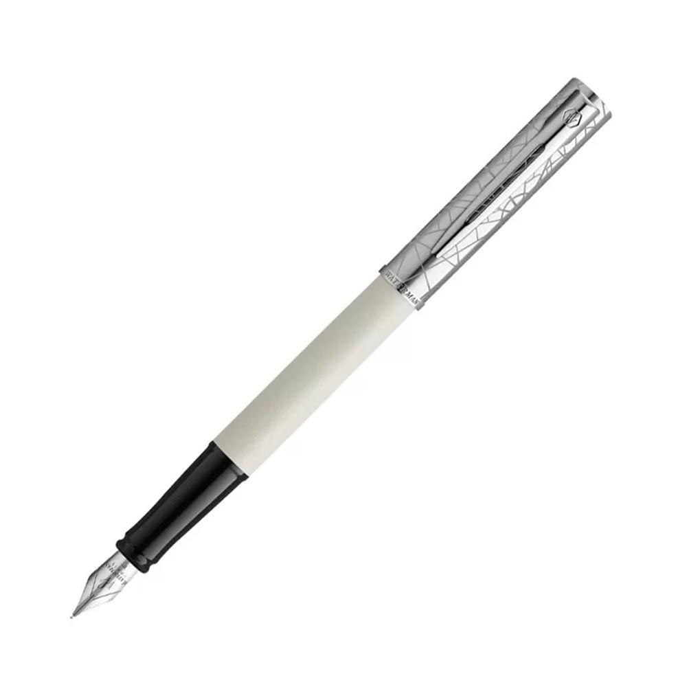 Σετ στυλό και πένα Waterman Allure Deluxe White FP-BP (1360.4022.03)