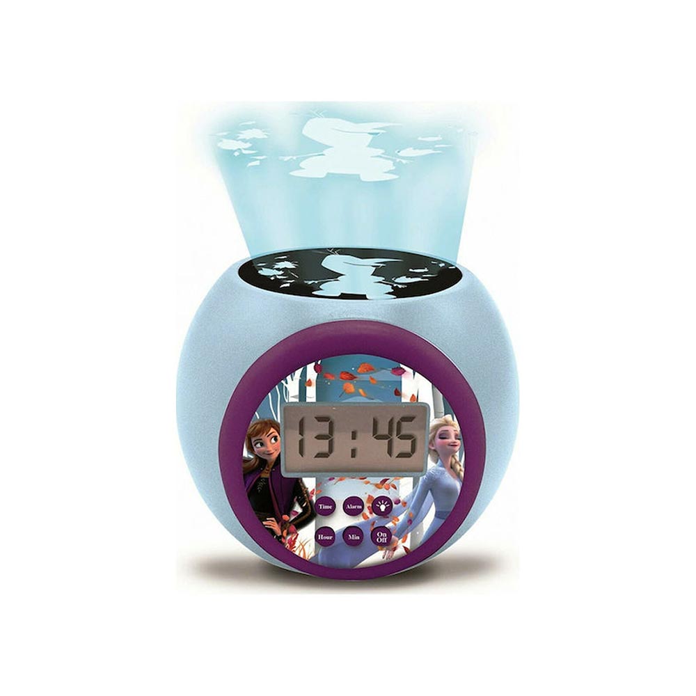 Ξυπνητήρι Frozen projector alarm clock with timer με νυχτερινό φώς, χρονοδιακόπτη, οθόνη (RL977FZ)