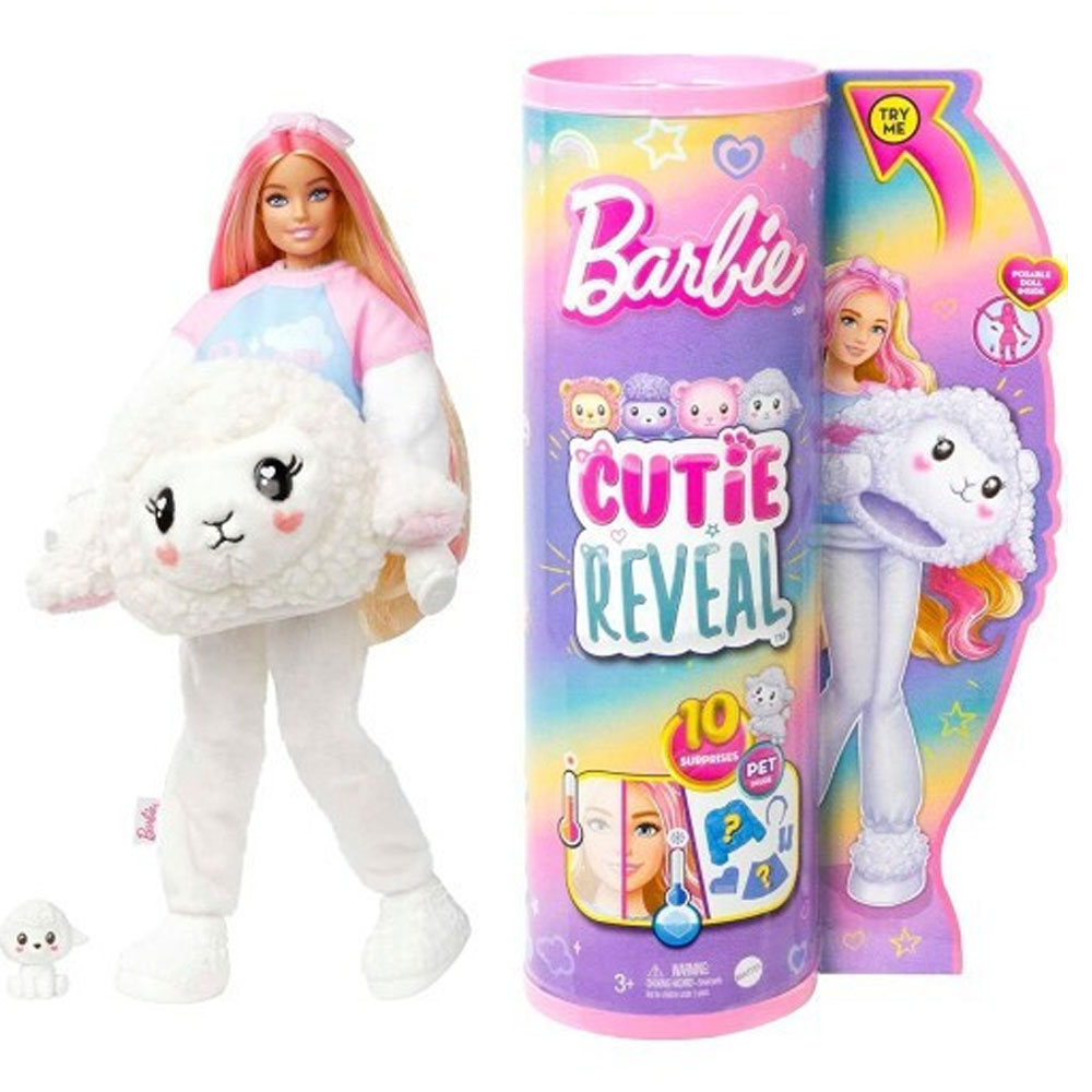 Κούκλα Barbie Mattel cutie reveal προβατάκι (HKR03)