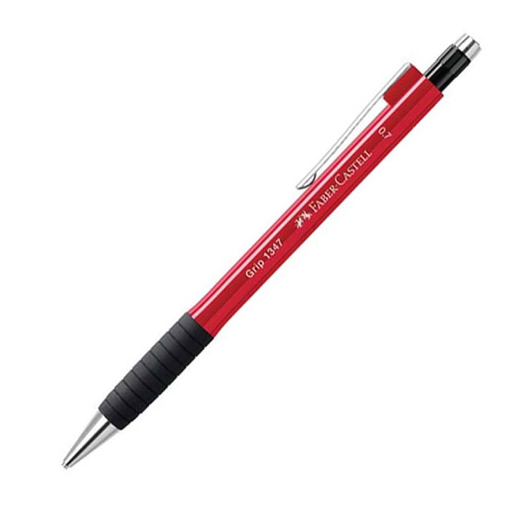 Μηχανικό μολύβι Faber-Castell grip 1347 0.7mm κόκκινο (134725)