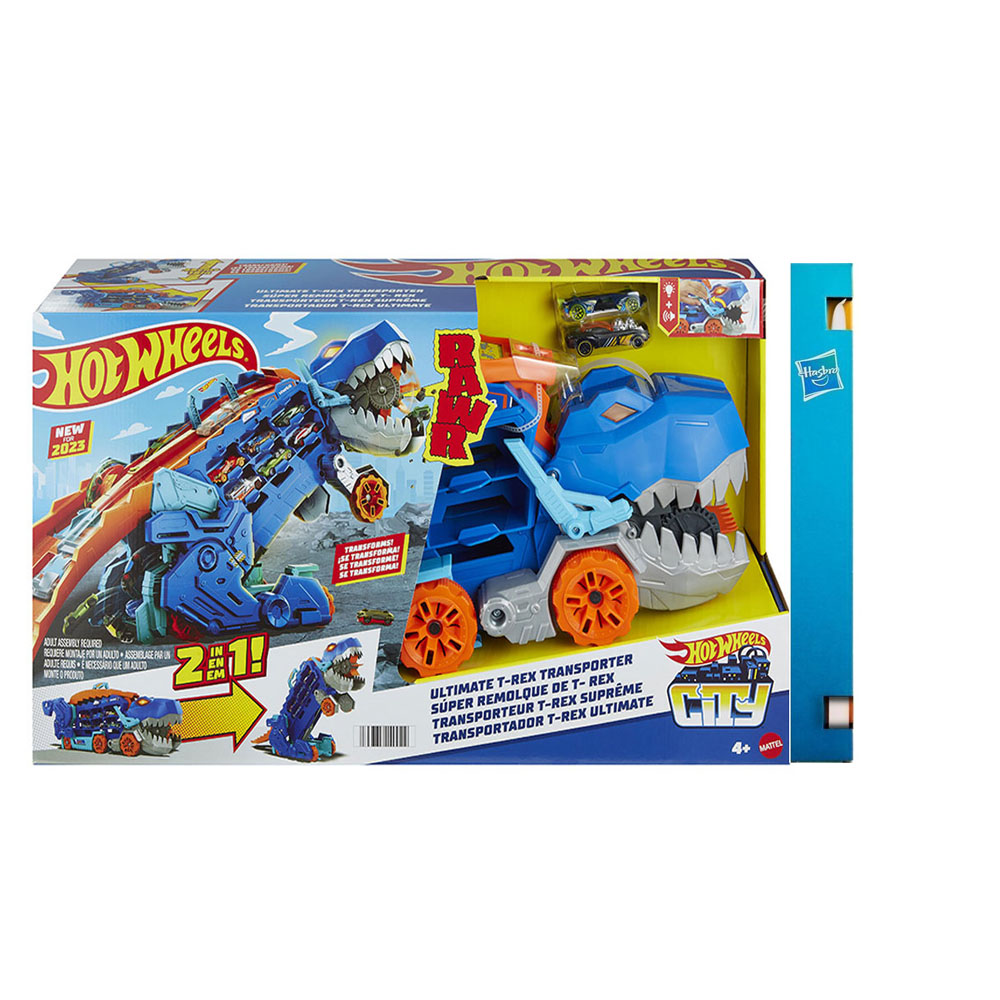 Παιχνιδολαμπάδα  Mattel Hot wheels Νταλίκα δεινόσαυρος T-Rex (HNG50A)