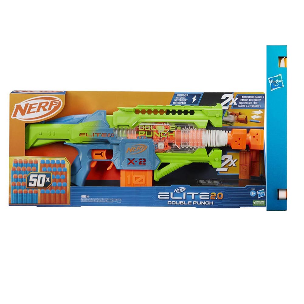 Παιχιλαμπάδα εκτοξευτής Nerf Hasbro Elite 2.0 Double Punch (F6363A)
